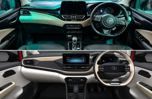 Glanza Facelift and Altroz interior